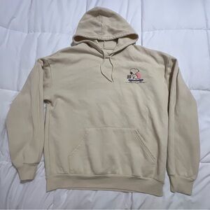 PEANUTS SNOOPY Road Warrior Since 1950 Skateboard Hoodie Size Large